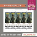Star Wars Ticket Invitations (Rebel Side)